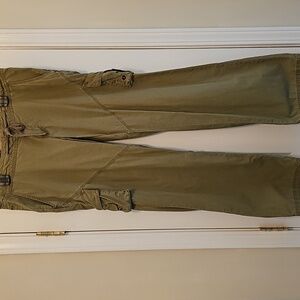 mossy oak Y2K women's utility cargo pant with drawstring, Size 12